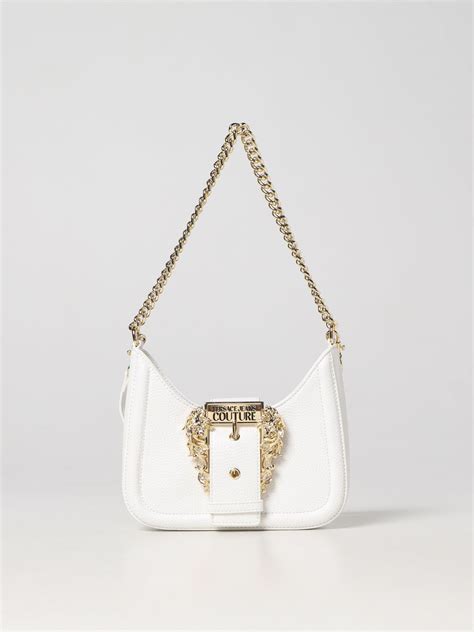 versace jeans couture white bag